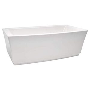 american standard 2691004.020 townsend 68 in. acrylic freestanding soaker bathtub, white