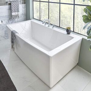 American Standard 2691004.020 Townsend 68 in. Acrylic Freestanding Soaker Bathtub, White