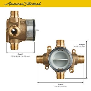 American Standard RU101 Flash Shower Rough-in Valve with Universal Inlets and Outlets, Unfinished