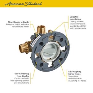 American Standard RU101 Flash Shower Rough-in Valve with Universal Inlets and Outlets, Unfinished