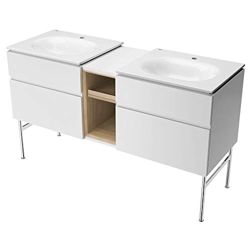 American Standard 1297001.020 Studio S 24-inch Vanity Top Sink – Center Hole, White