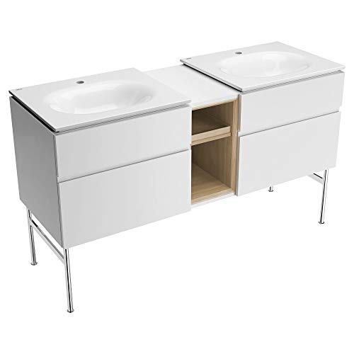 American Standard 1297001.020 Studio S 24-inch Vanity Top Sink – Center Hole, White