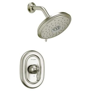 american standard tu440507.295 quentin trim kit with water-saving shower head and cartridge, brushed nickel