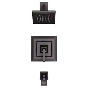 american standard t455502.278 town square s tub and shower valve trim kit in legacy bronze