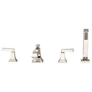 american standard t455901.013 town square s roman tub faucet with personal shower, polished nickel