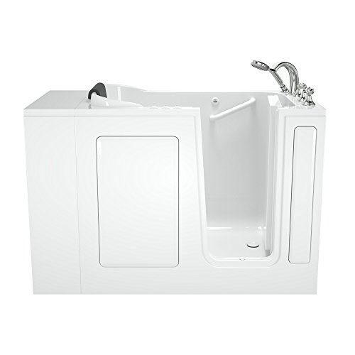 American Standard 2848.109.CRW Gelcoat Whirlpool and Air Spa 28"x48" Right Side Door Walk-In Bathtub in White