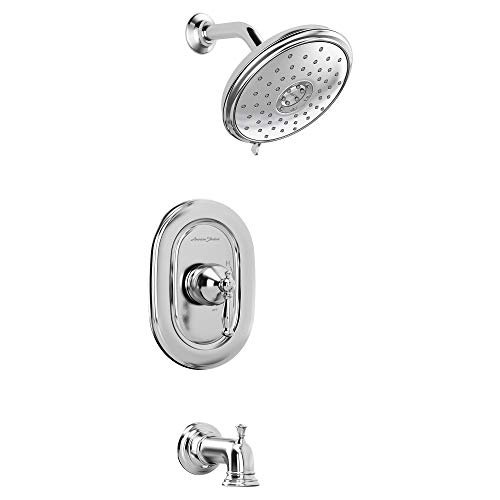 American Standard TU440508.002 Quentin Tub Trim Kit with Water-Saving Shower Head and Cartridge, Polished Chrome