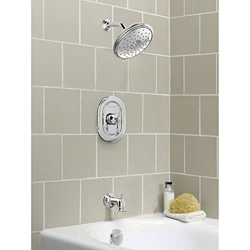 American Standard TU440508.002 Quentin Tub Trim Kit with Water-Saving Shower Head and Cartridge, Polished Chrome