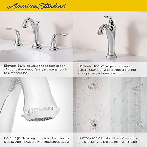 American Standard 7106801.002 Patience Widespread Bathroom Faucet, Polished Chrome