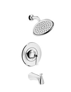 glacier bay american standard rumson single-handle 1-spray tub and shower faucet with 1.8 gpm in polished chrome valve included