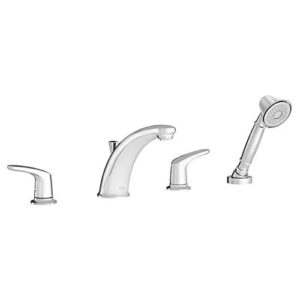 american standard t075921.002 colony pro roman tub faucet with personal shower for flash rough-in valves, polished chrome