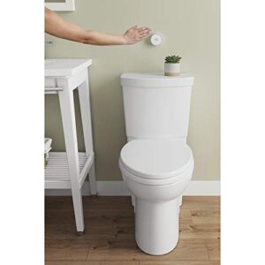 American Standard 2989709.020 Concealed Trapway Cadet Touchless 2-Piece 1.28 GPF Single Flush Elongated Toilet, Seat Included, White