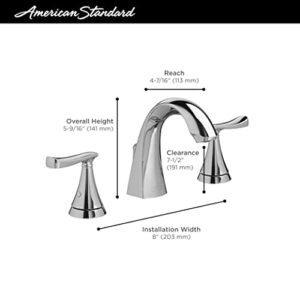 American Standard 7413801.002 Chatfield 8-Inch Widespread 2-Handle Bathroom Faucet 1.2 gpm, Polished Chrome