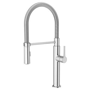 American Standard 4803350.075 Studio S Semi Professional Pull-Down Kitchen Faucet, Stainless Steel