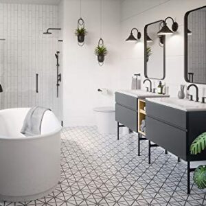 American Standard 8726033.477 Studio S 33 in. Double-Drawer Bathroom Vanity, Dark Grey