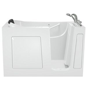 American Standard 3060.109.CRW Gelcoat Whirlpool and Air Spa 30"x60" Right Side Door Walk-In Bathtub in White