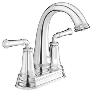 american standard 7052207.002 delancey centerset bathroom faucet with pop-up drain, polished chrome