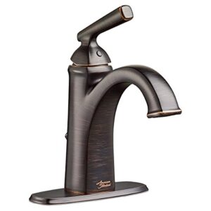 American Standard 7018101.278 Edgemere Single Hole Bathroom Faucet with Single Handle, Brass, Legacy Bronze