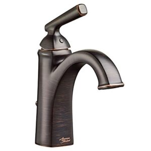 american standard 7018101.278 edgemere single hole bathroom faucet with single handle, brass, legacy bronze