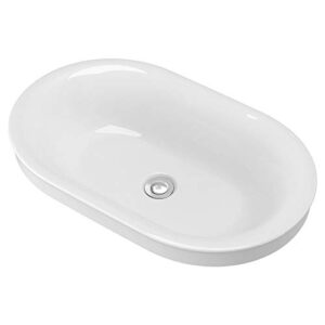 American Standard 1296000.020 Studio S 23-inch Oval Above-Counter Sink, White