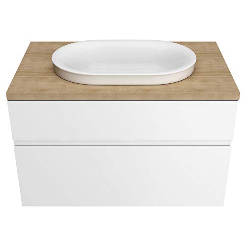 American Standard 1296000.020 Studio S 23-inch Oval Above-Counter Sink, White