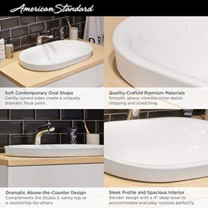 American Standard 1296000.020 Studio S 23-inch Oval Above-Counter Sink, White