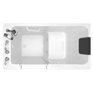 American Standard 3260.219.CLW Acrylic Whirlpool and Air Spa 32"x60" Left Side Door Walk-In Bathtub in White