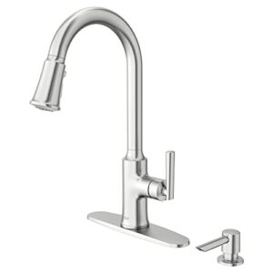 American Standard 7421300.075 Raviv Kitchen Faucet, Stainless Steel