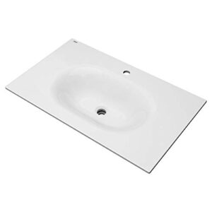 American Standard 1298001.020 Studio S 33 in. Vanity Top Sink – Center Hole, White