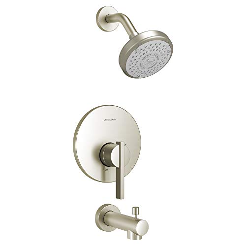 American Standard TU430508.295 Berwick Tub Trim Kit with Water-Saving Shower Head and Cartridge, Brushed Nickel