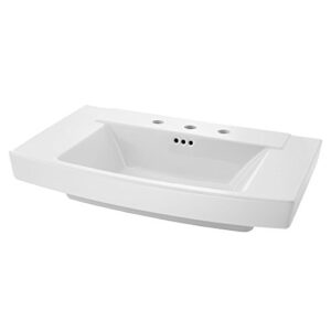 american standard 0328008.020 townsend pedestal sink top – 8 inch centers, white