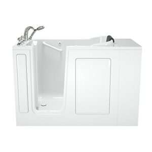 American Standard 2848.109.WLW Gelcoat Whirlpool and Soaking 28"x48" Left Side Door Walk-In Bathtub in White