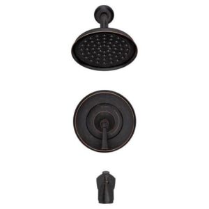 American Standard Rumson Single-Handle 1-Spray Tub and Shower Faucet with 1.8 GPM in Matte Black (Valve Included)