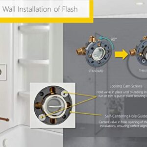 American Standard TU064508.002 Serin Tub Trim Kit with Water-Saving Shower Head and Cartridge, Polished Chrome