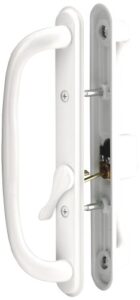 prime-line c 1289 sliding door handle set with 10 inch pull, white