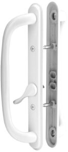 prime-line c 1288 white diecast sliding door handle set with 10 inch pull (single pack)