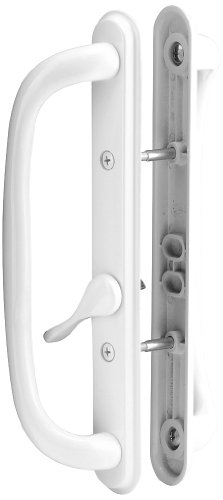 Prime-Line C 1288 White Diecast Sliding Door Handle Set with 10 Inch Pull (Single Pack)