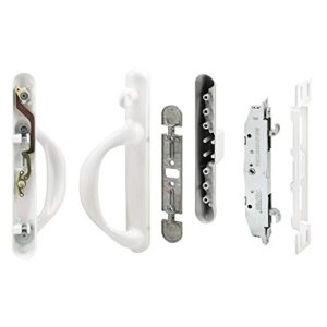 prime-line c 1307 mortise system patio door handle set, left hand, white, 1-pack