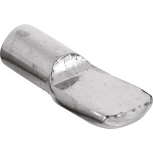prime-line u 10163 glass shelf support peg, 1/4 inch, nickel plated (pack of 8)
