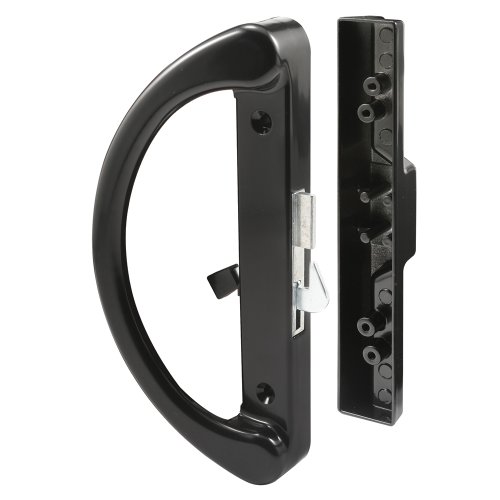 Prime-Line C 1252 Black Diecast, Hook Latch Sliding Door Handle