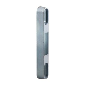 prime-line e 2125 3-1/8 inch, diecast, aluminum finish sliding patio door keeper , zinc