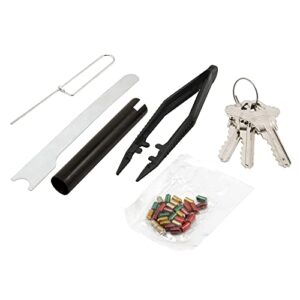 prime-line e 2402 re-keying kit – re-key a lock kit with pre-cut keys for rekeying all your locks to one key, for schlage brand locks, type “c” 5-pin style locks