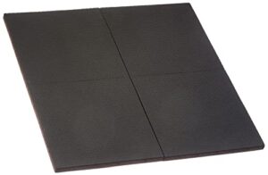 prime-line mp76740 heavy-duty non-slip furniture pads, 1/4 inch thick x 4 inch x 4 inch squares, self-adhesive backing, brown felt w/black rubber, pack of 8