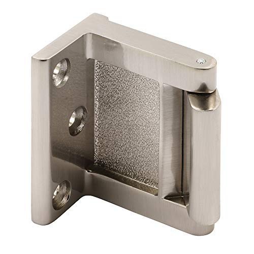 Prime-Line MP 4937 Hotel Door Blocker/ Door Stop in Nickel, Silver