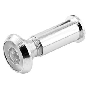 prime-line mp4185-5 door viewer, 9/16 inch bore, 180-degree view angle, chrome plated, plastic lens, pack of 5