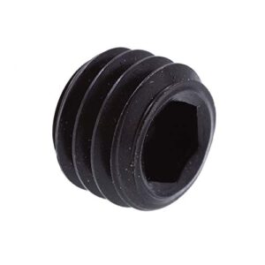 prime-line 9186539 socket set screws, metric, m8-1.25 x 6mm, black oxide coated steel, (10-pack) , zinc