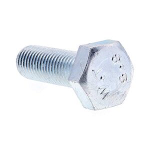 prime-line 9111394 hex head cap screws, class 8.8 metric, m10-1.25 x 30mm, zinc plated steel, (10-pack)