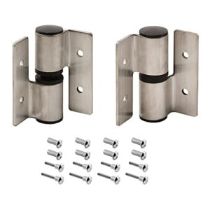 sentry supply 658-8237 surface mounted hinge set, stainless steel