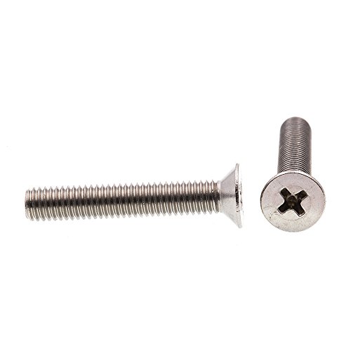 Prime-Line 9121369 Machine Screws, Metric, Flat Head, Phillips Drive, M5-0.8 X 30MM