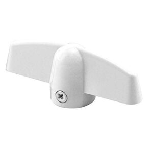 prime-line h 4279 casement operator tee handle, white, 11/32 inch bore, fits truth hardware, pack of 4